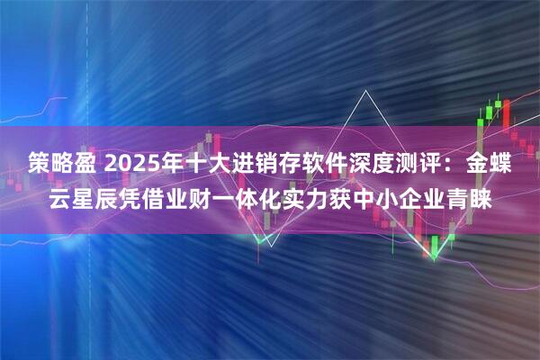 策略盈 2025年十大进销存软件深度测评：金蝶云星辰凭借业财一体化实力获中小企业青睐