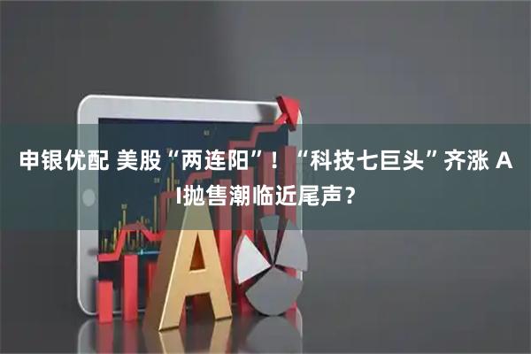 申银优配 美股“两连阳”！“科技七巨头”齐涨 AI抛售潮临近尾声？